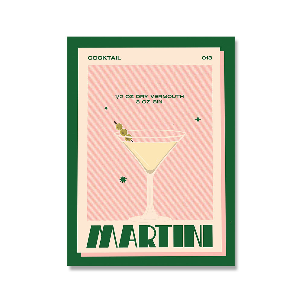 Cocktail Vintage Wall Poster