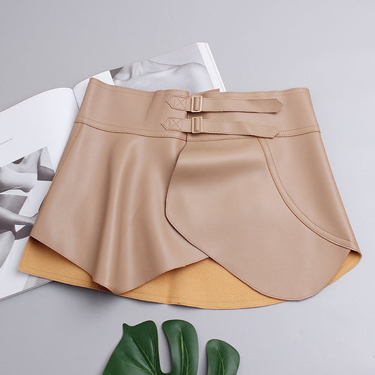 Leather Waist Skirt