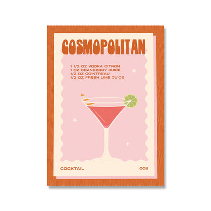 Cocktail Vintage Wall Poster