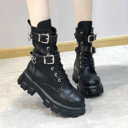 Platform Ankle Boots