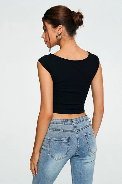 Sleeveless Crop Top