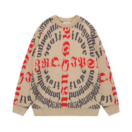 Tattoo Print Unisex Sweater