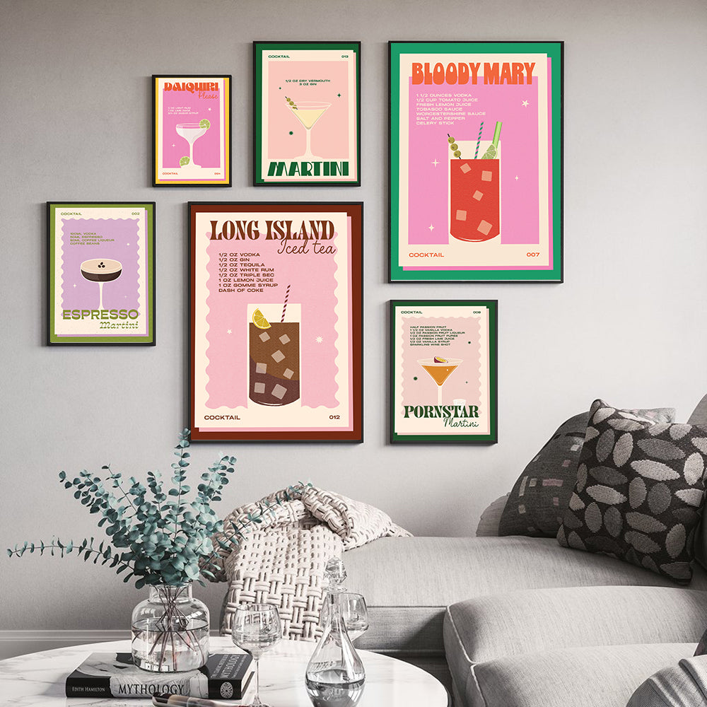 Cocktail Vintage Wall Poster