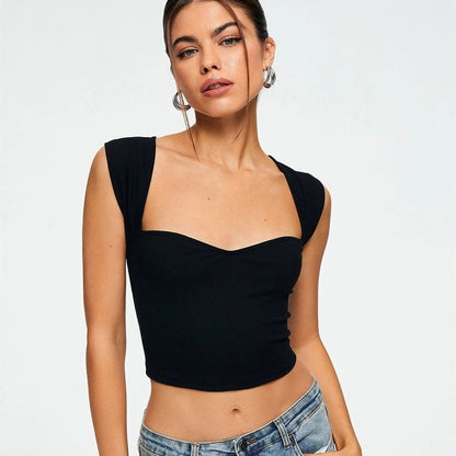 Sleeveless Crop Top