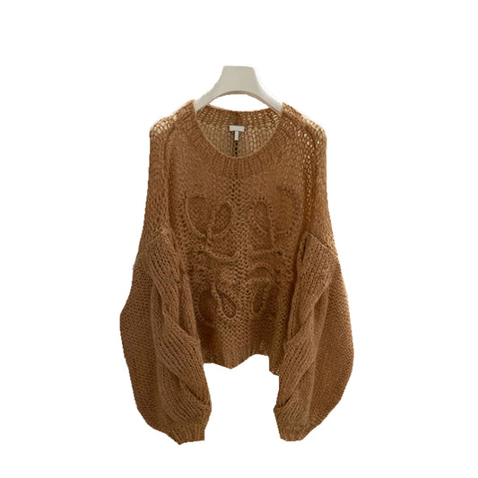 Hollow Wide Sleeve Sweater