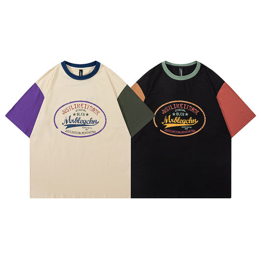 Retro Round Neck T-shirt