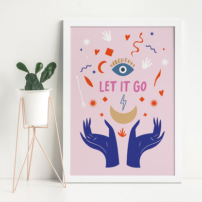 Quotes Poster Boho Canvas Painting