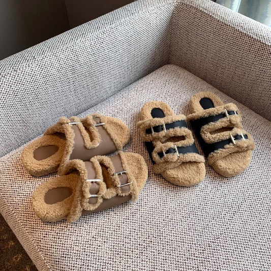 Thick-soled Cotton Slippers