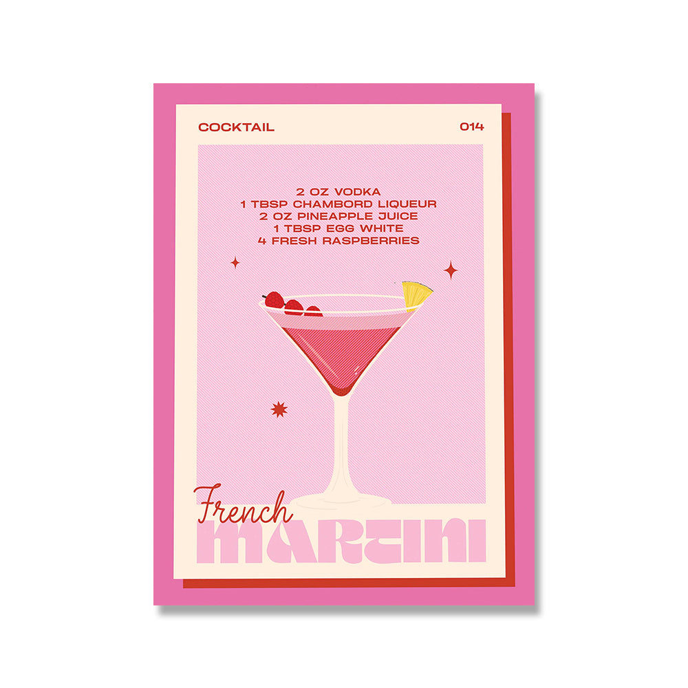 Cocktail Vintage Wall Poster